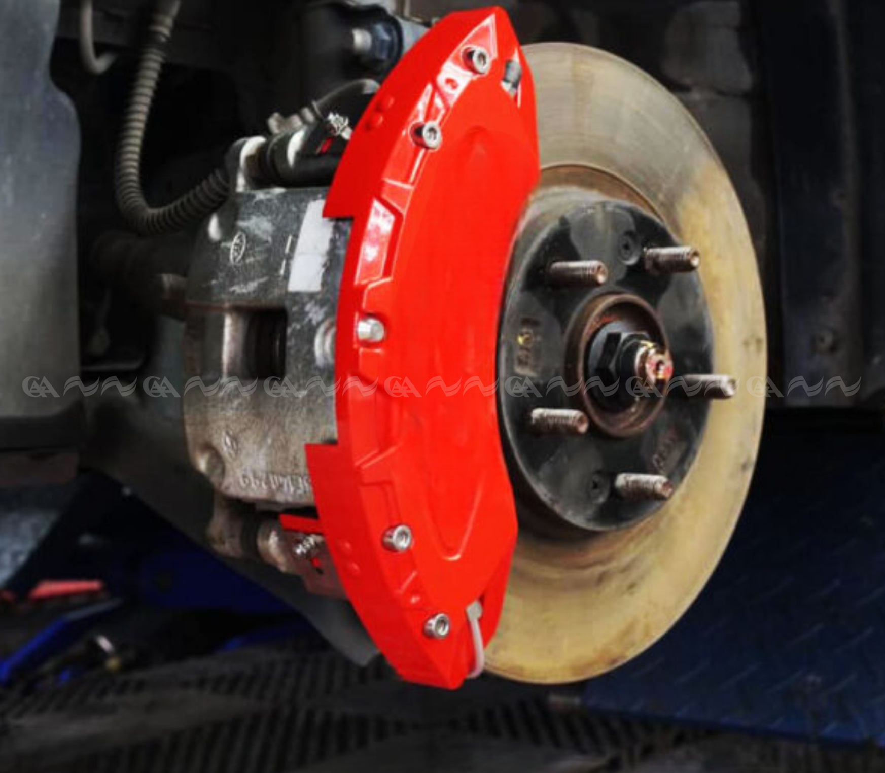  Ốp má phanh HQ Racing Lexus ES300H đỏ - ảnh 2