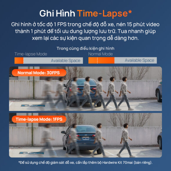 Chất lượng ghi h&igrave;nh 4K HDR của 70mai A800SE Speedeye