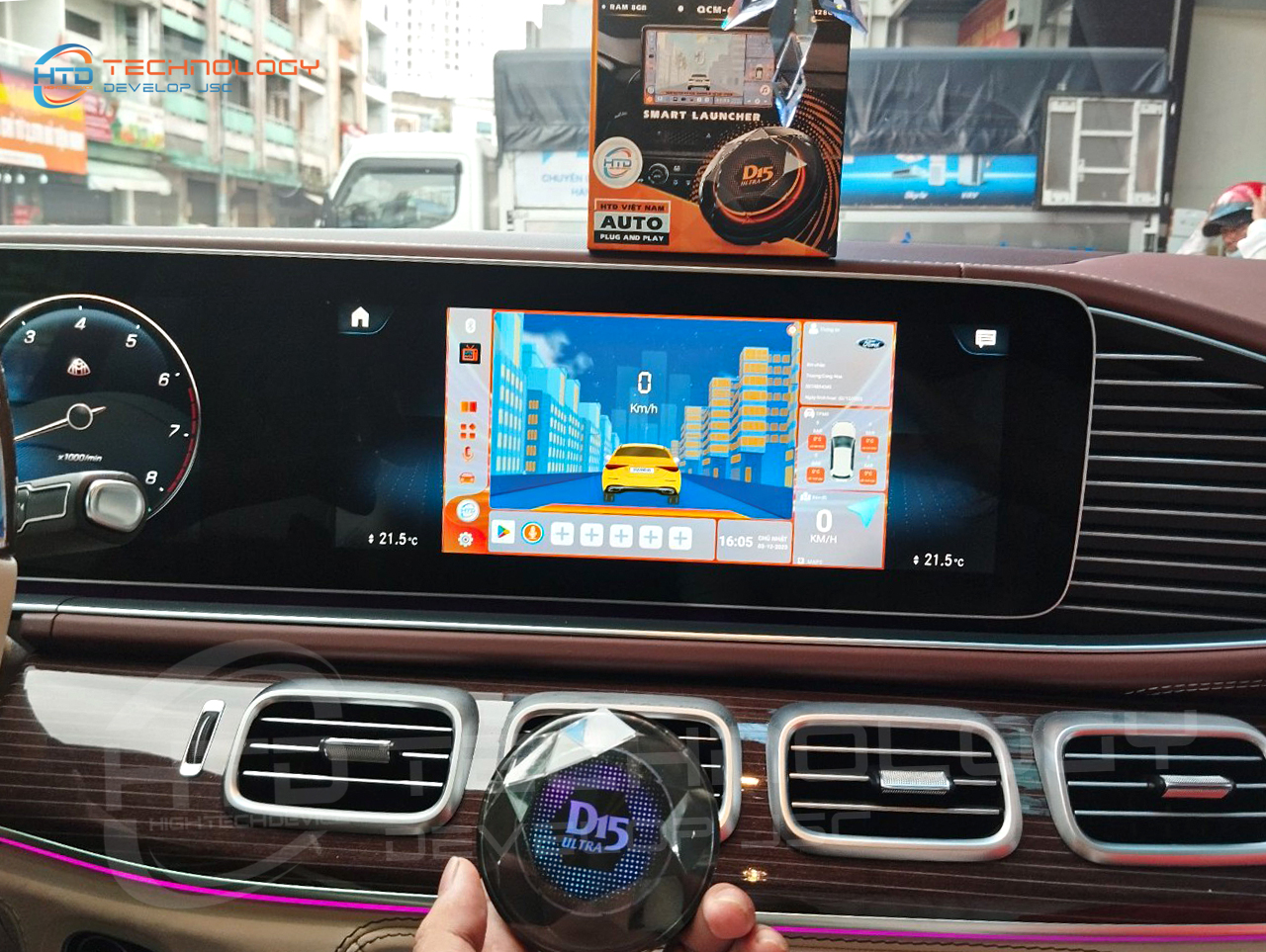 Android box HTD D15 Ultra cho Maybach GLS 600 2023 - ảnh 6