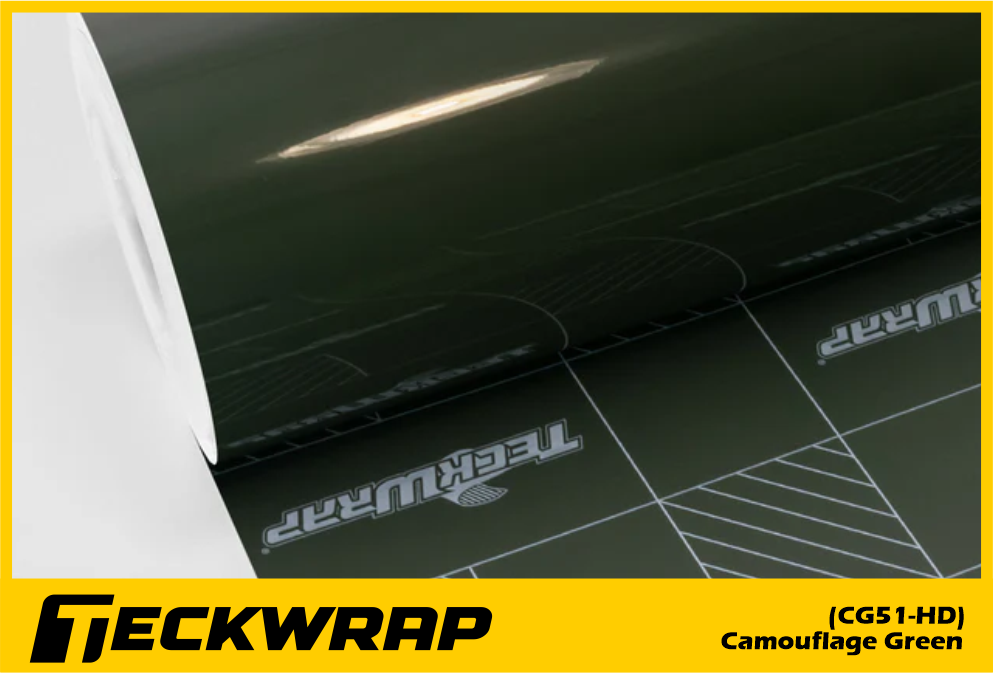 Decal Teckwrap Camouflage Green CG51-HD 
