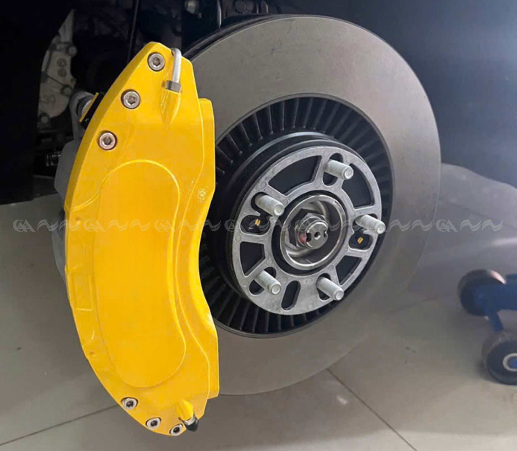 Ốp má phanh HQ Racing Civic 2017+ vàng - ảnh 2