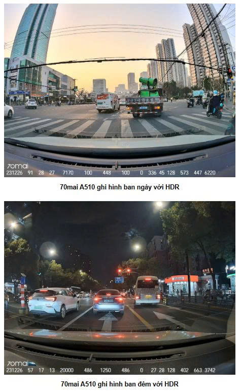 Camera hành trình 70mai A510 ( trước ) - ảnh 2