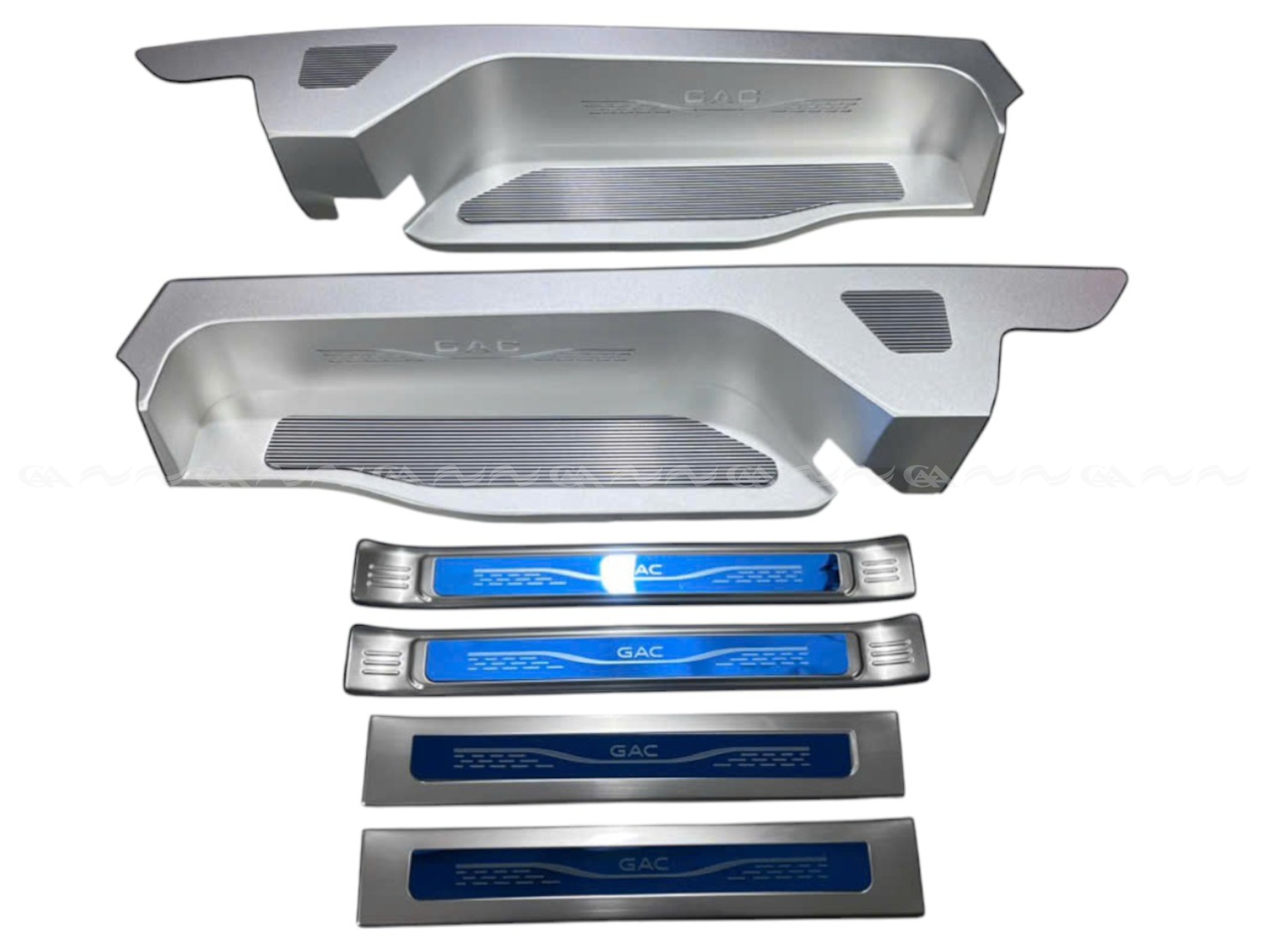  Nẹp bước chân trong + ngoài GAC M8 inox có đèn