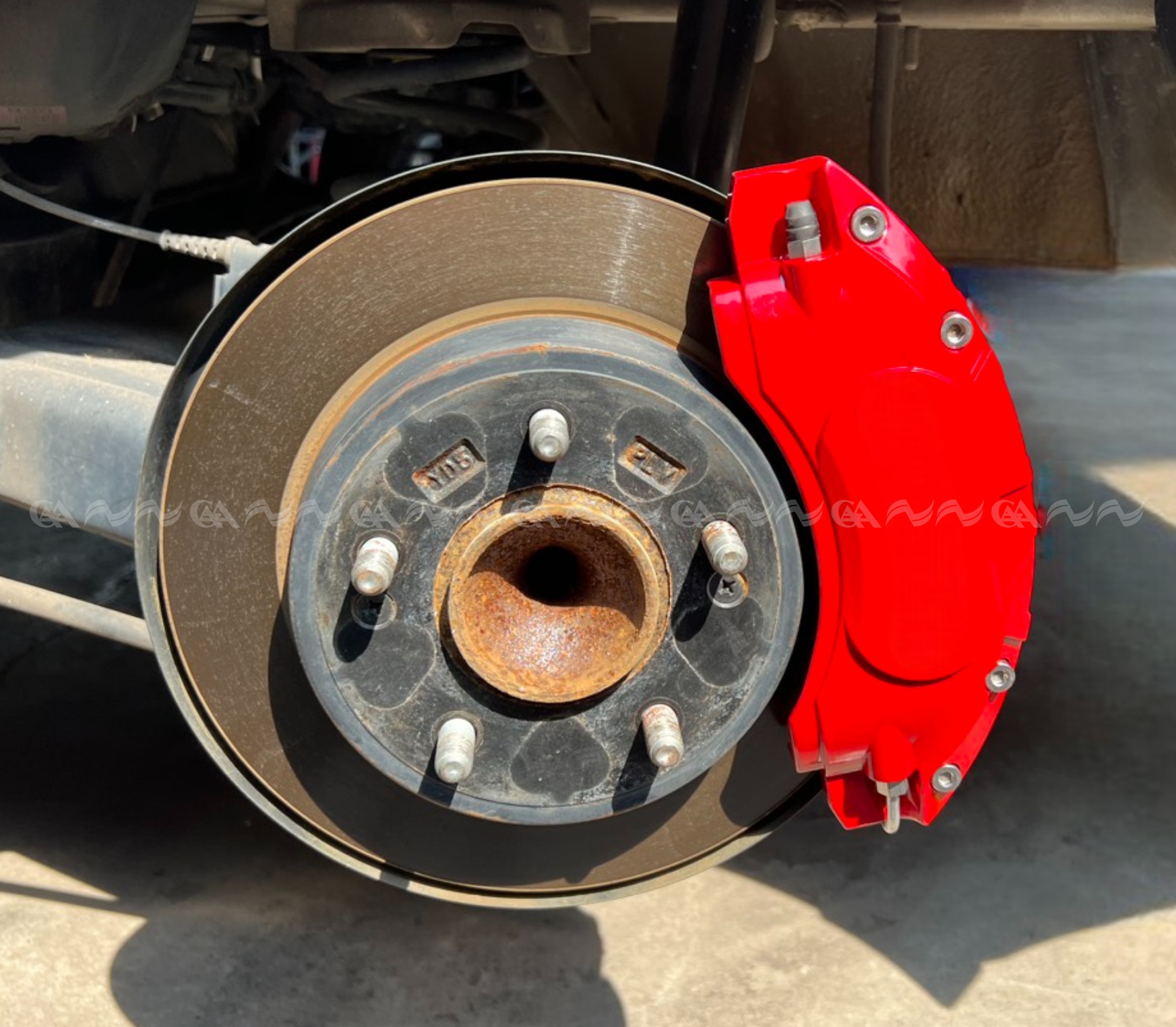  Ốp má phanh HQ Racing Cerato 2019 đỏ (K3 2019+/K5 2022) - ảnh 2