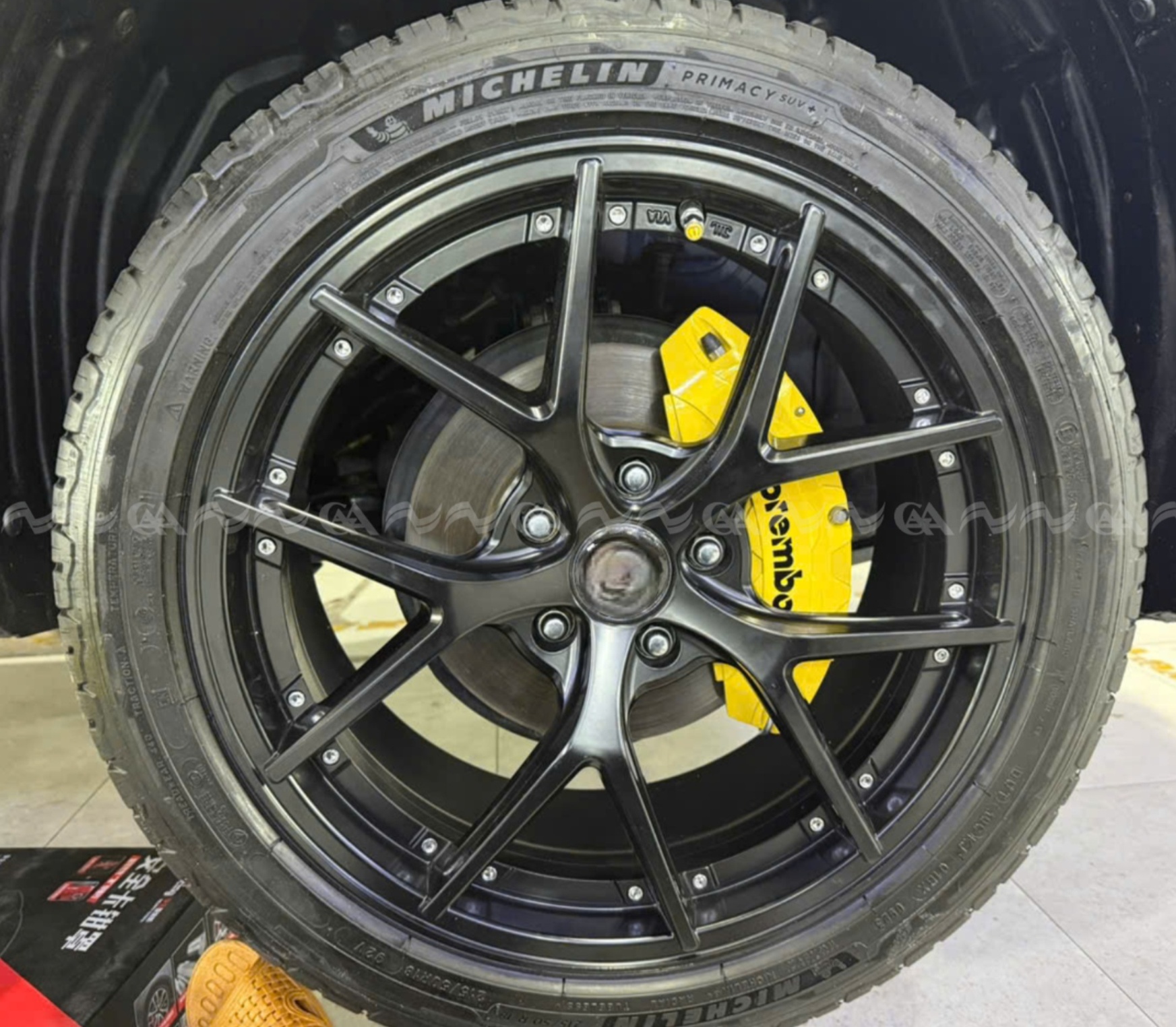 Ốp má phanh HQ Racing Mazda 3 2017+ vàng - ảnh 5