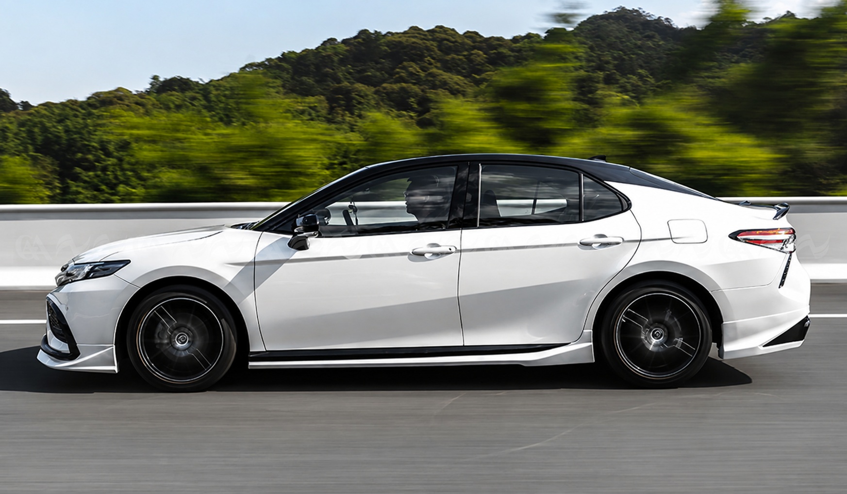 Body kit YOFER cho Toyota Camry 2019-2021 - Bộ khuếch t&aacute;n gi&oacute; (diffuser)