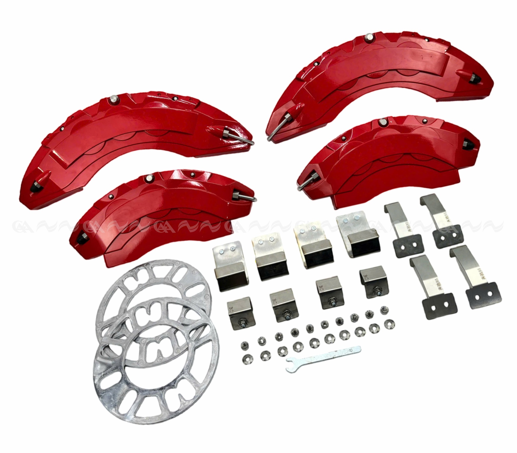  Ốp má phanh HQ Racing Mercedes GLC 2024 đỏ - ảnh 2