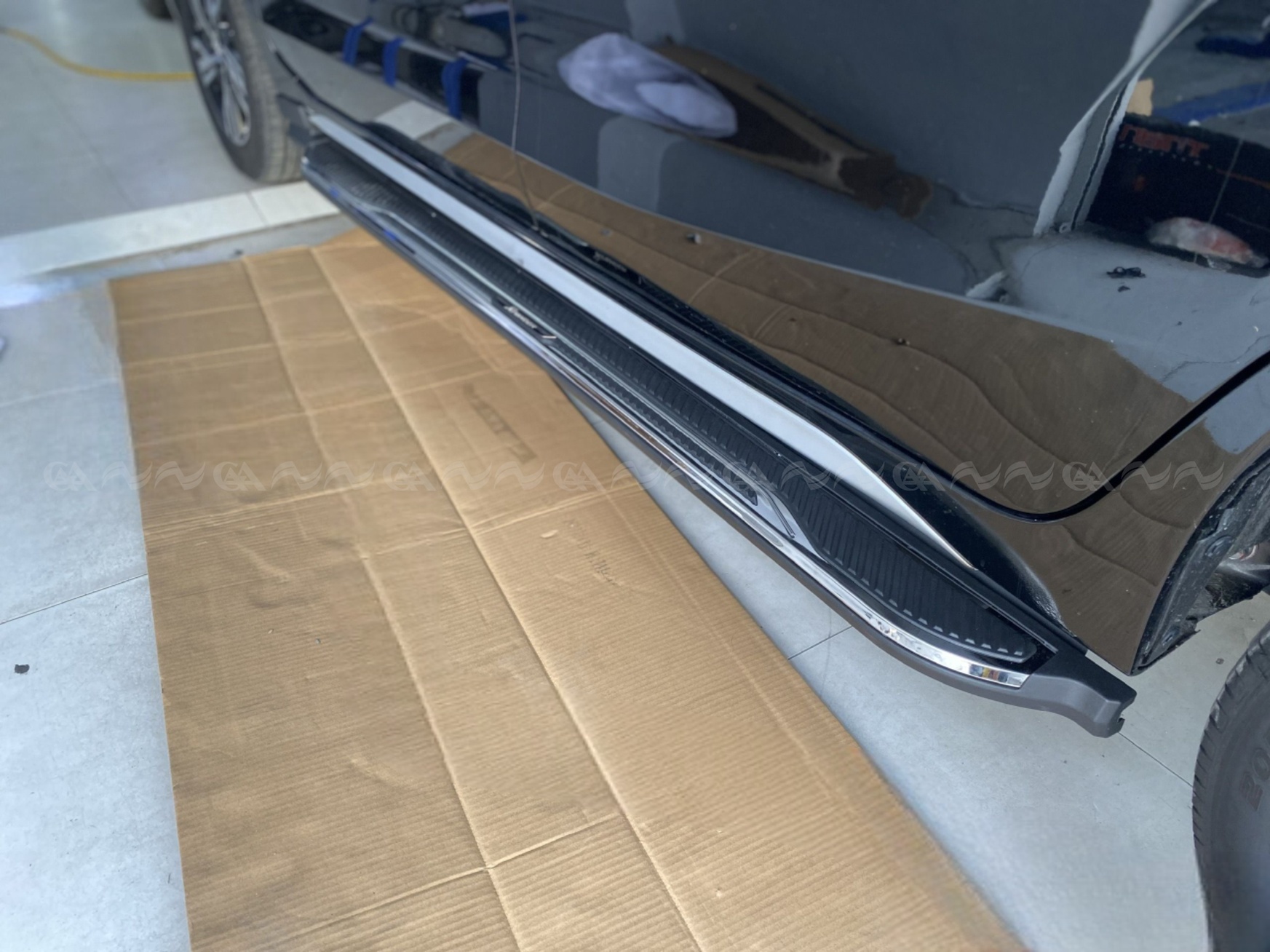  Bậc lên xuống cơ Xpander 2019+ cao cấp mặt nhôm - ảnh 5