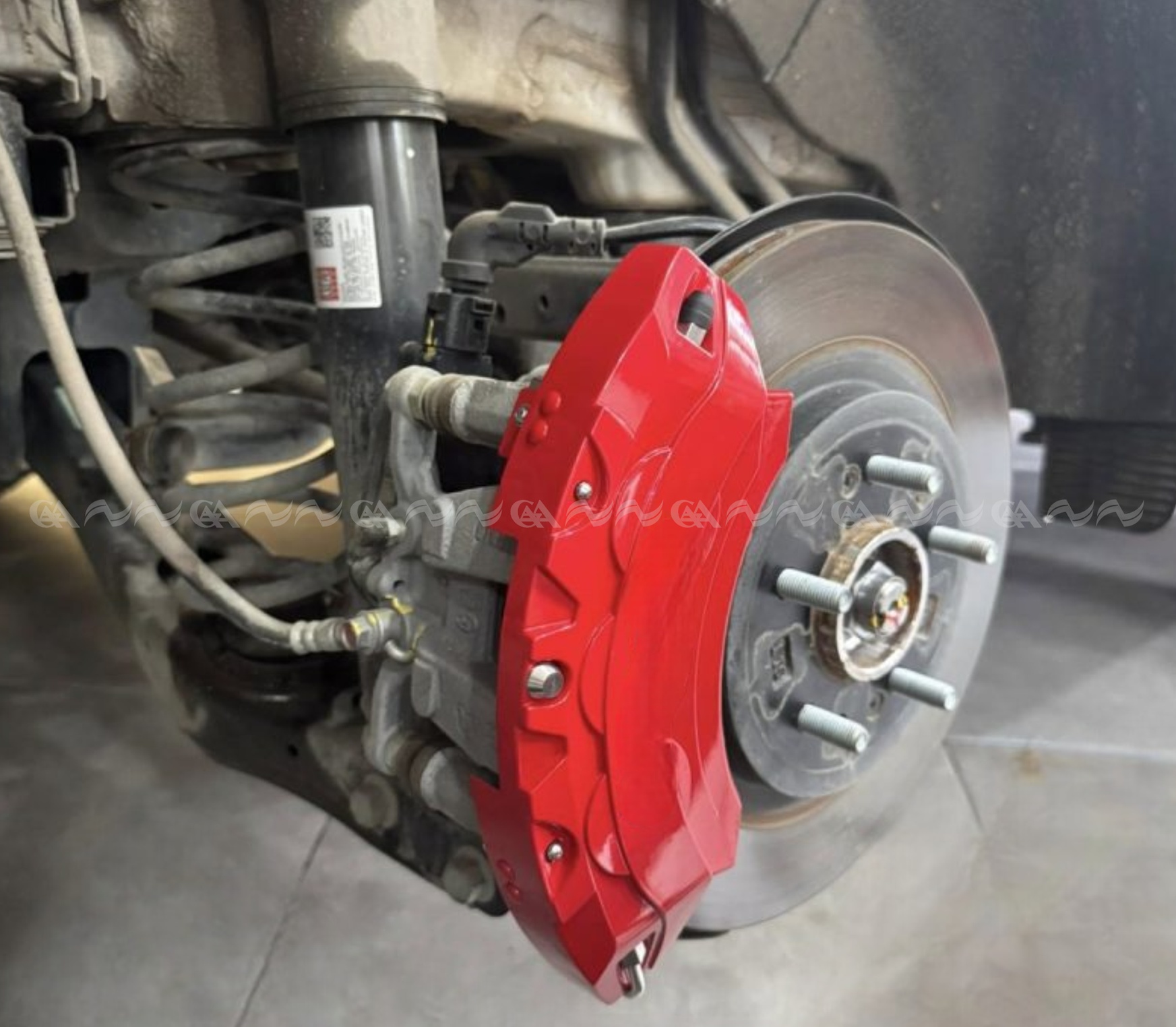  Ốp má phanh HQ Racing Palisade đỏ - ảnh 2