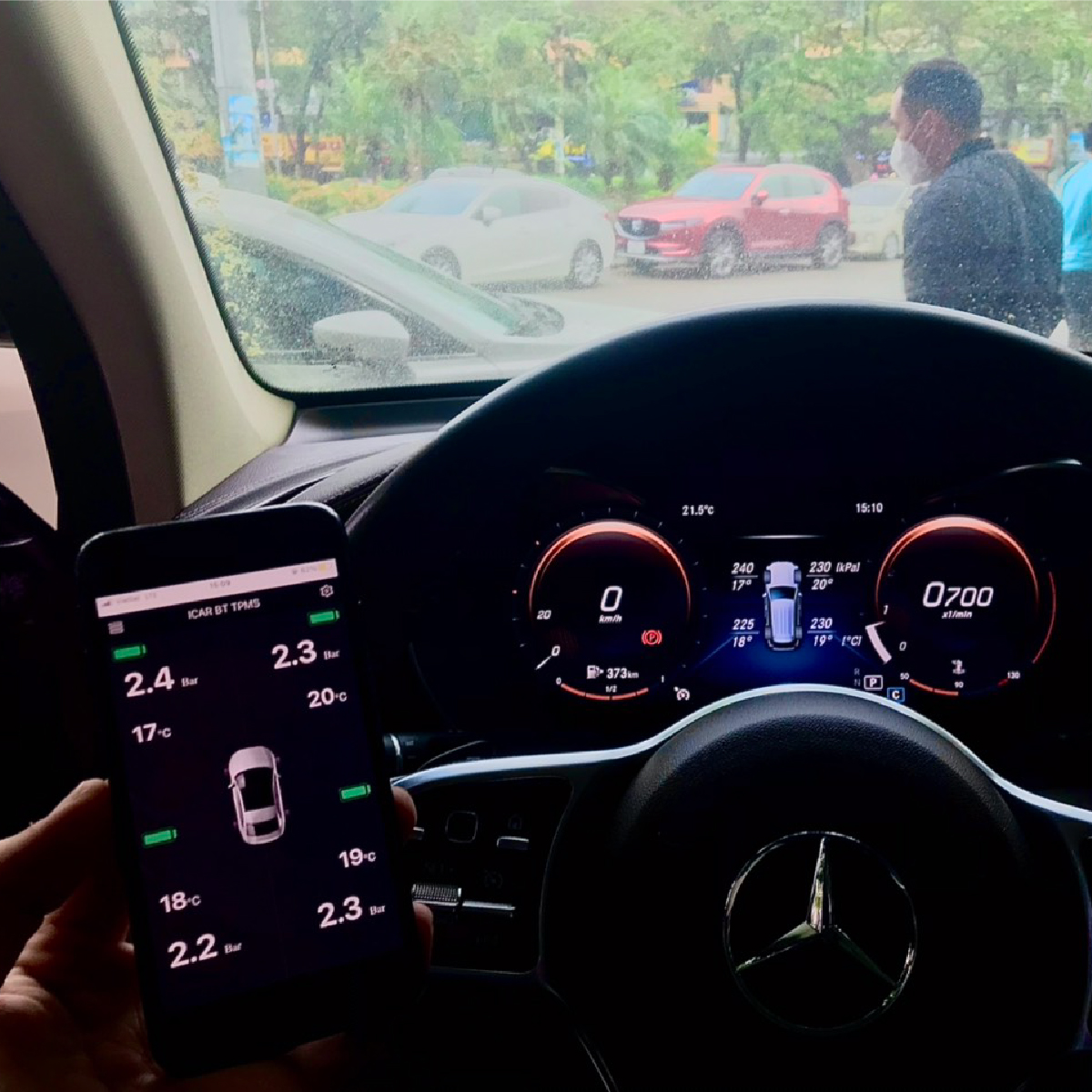 Cảm biến áp suất lốp Icar Ellisafe I50 cho ô tô Mercedes - ảnh 2