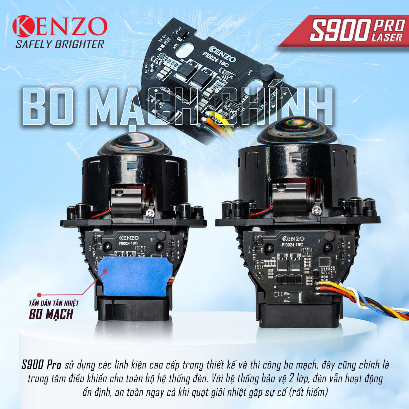 Bi Led Laser Kenzo S900 pro - ảnh 7