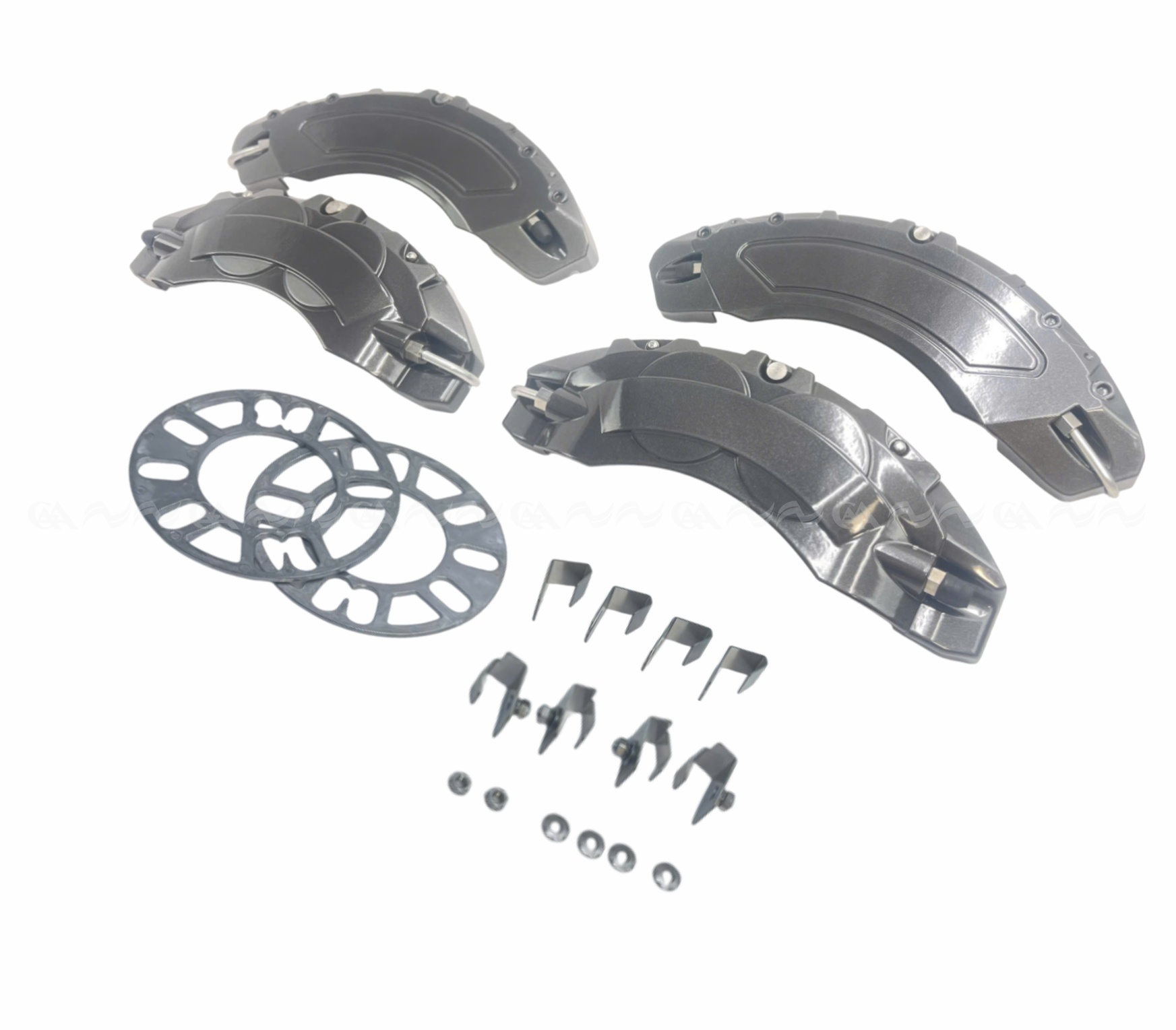  Ốp má phanh HQ Racing Cerato 2019 xám (K3 2019+/K5 2022) - ảnh 2