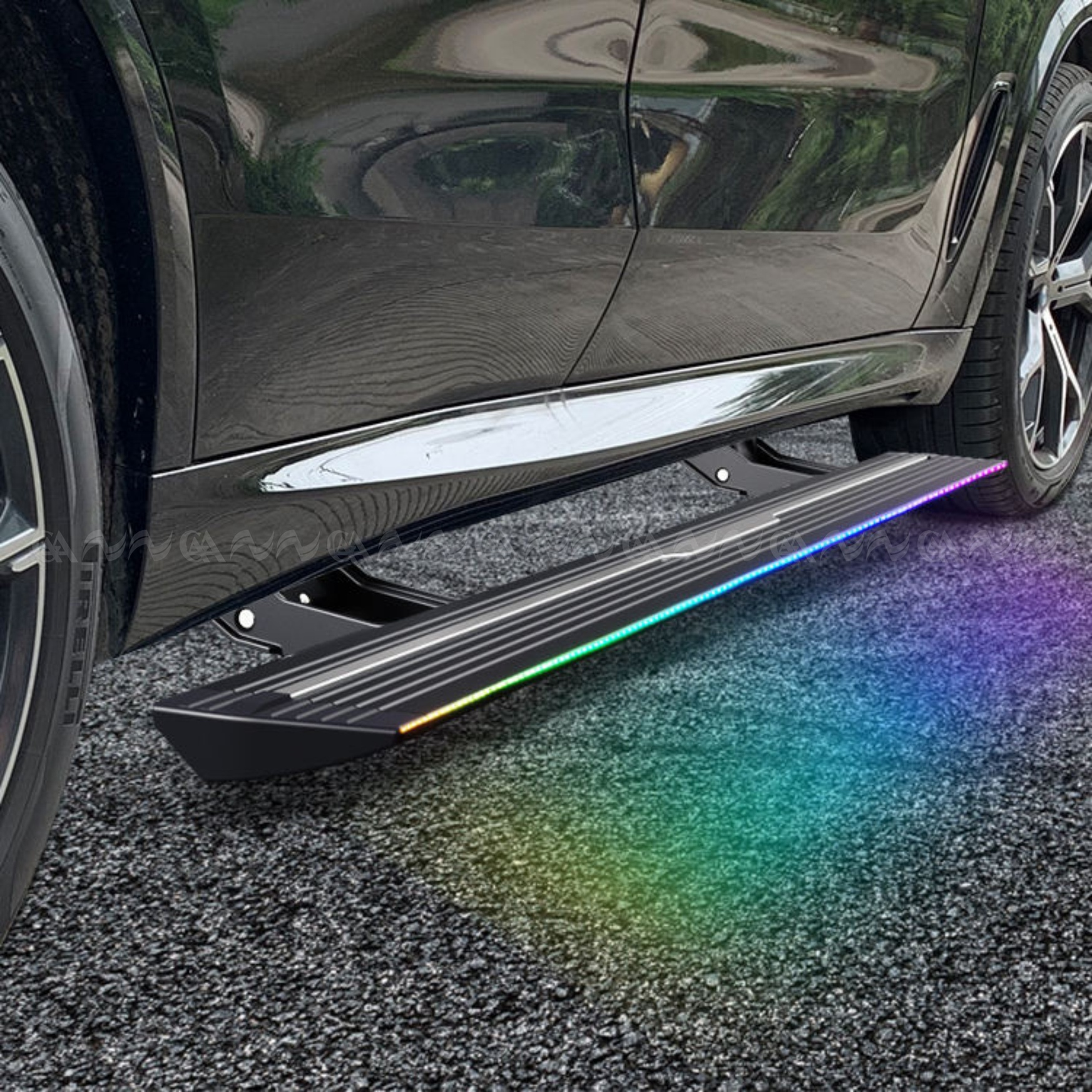  Bậc lên xuống điện BMW X5 2014-2018 viền led   - ảnh 4