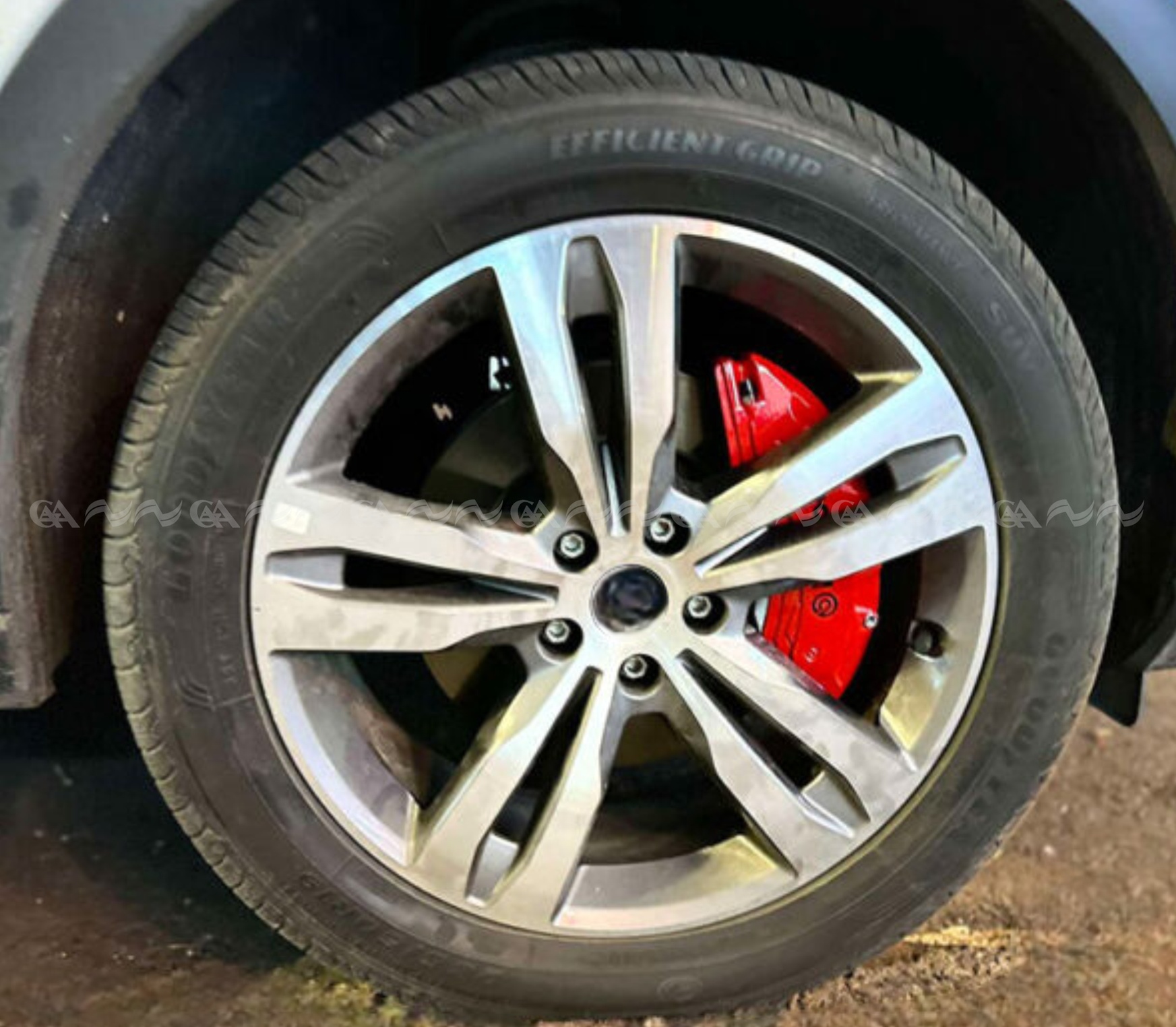  Ốp má phanh HQ Racing Explorer đỏ - ảnh 3