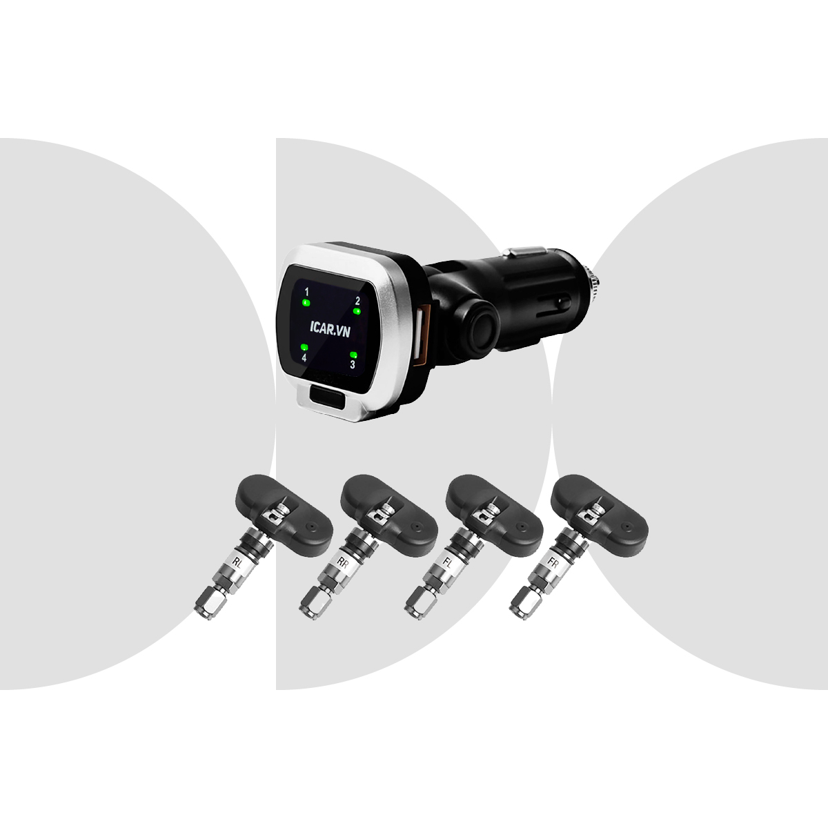 Cảm biến áp suất lốp Icar Ellisafe C33 cho ô tô