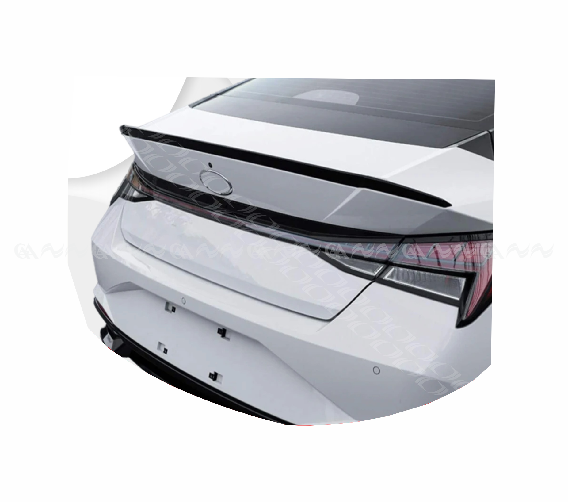 Đuôi cá Elantra 2023+ thấp đen - ảnh 5