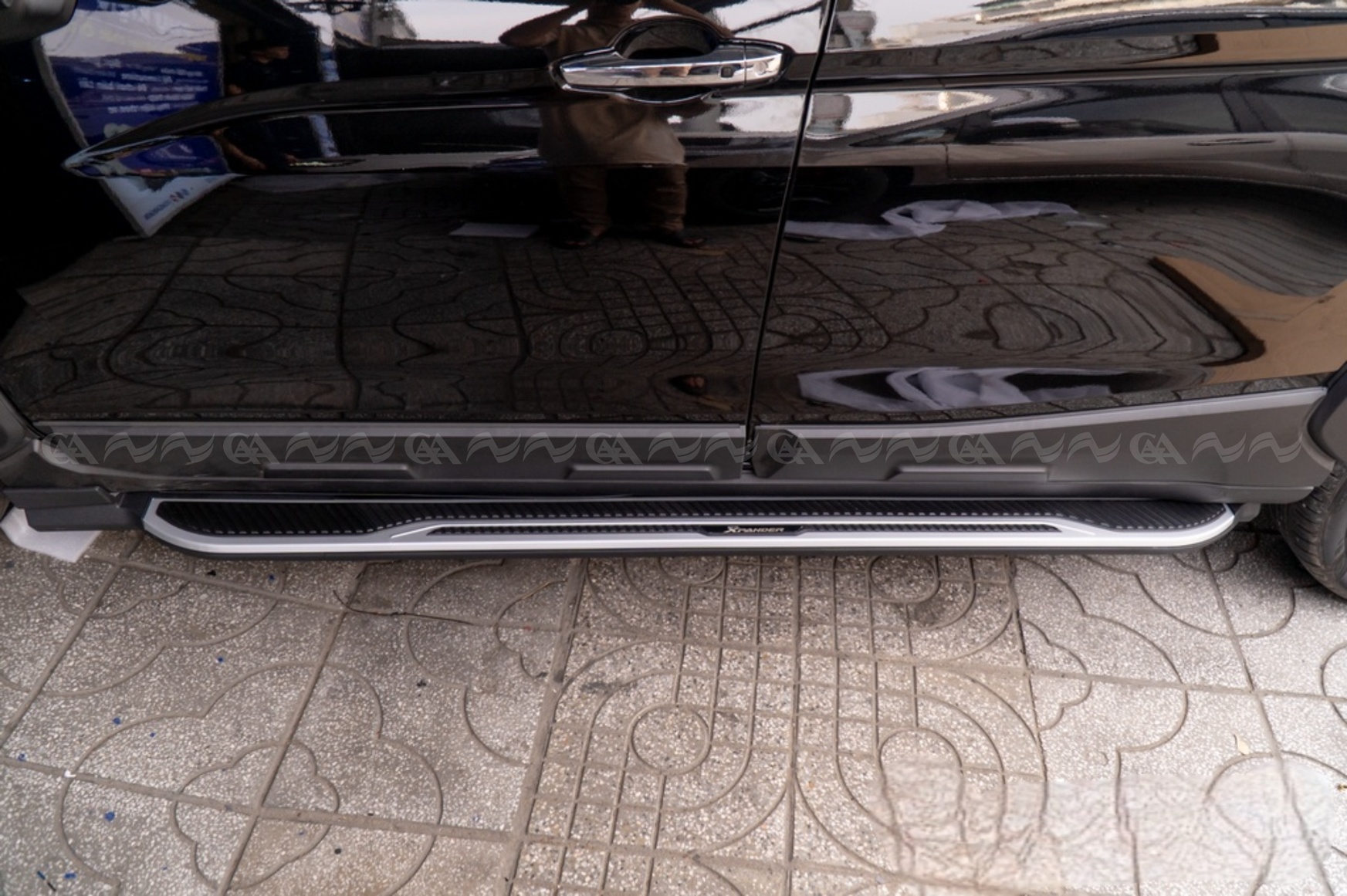  Bậc lên xuống cơ Xpander 2019+ cao cấp mặt nhôm - ảnh 2