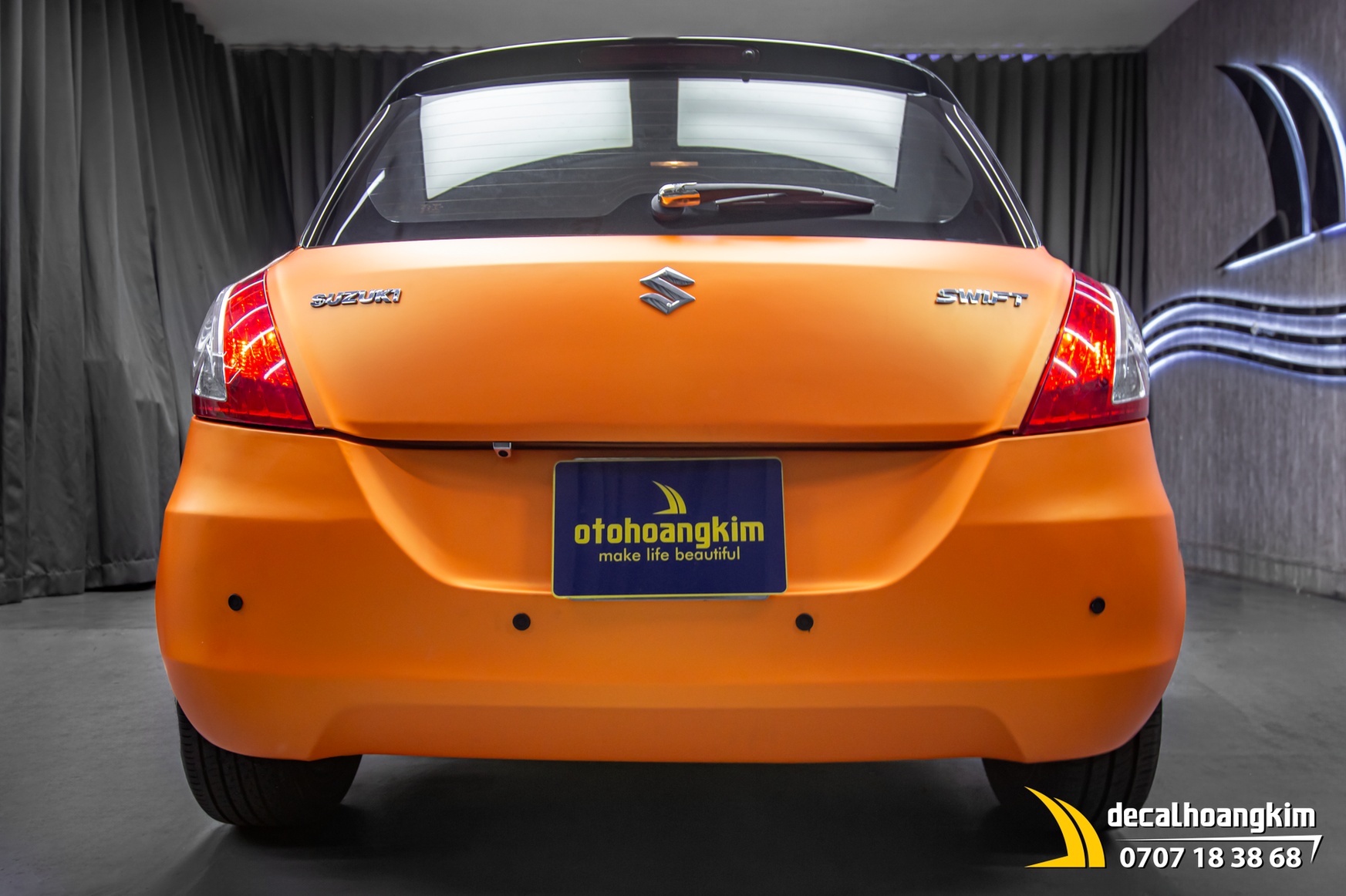 Decal Teckwrap Solar Orange SMT10  - ảnh 4