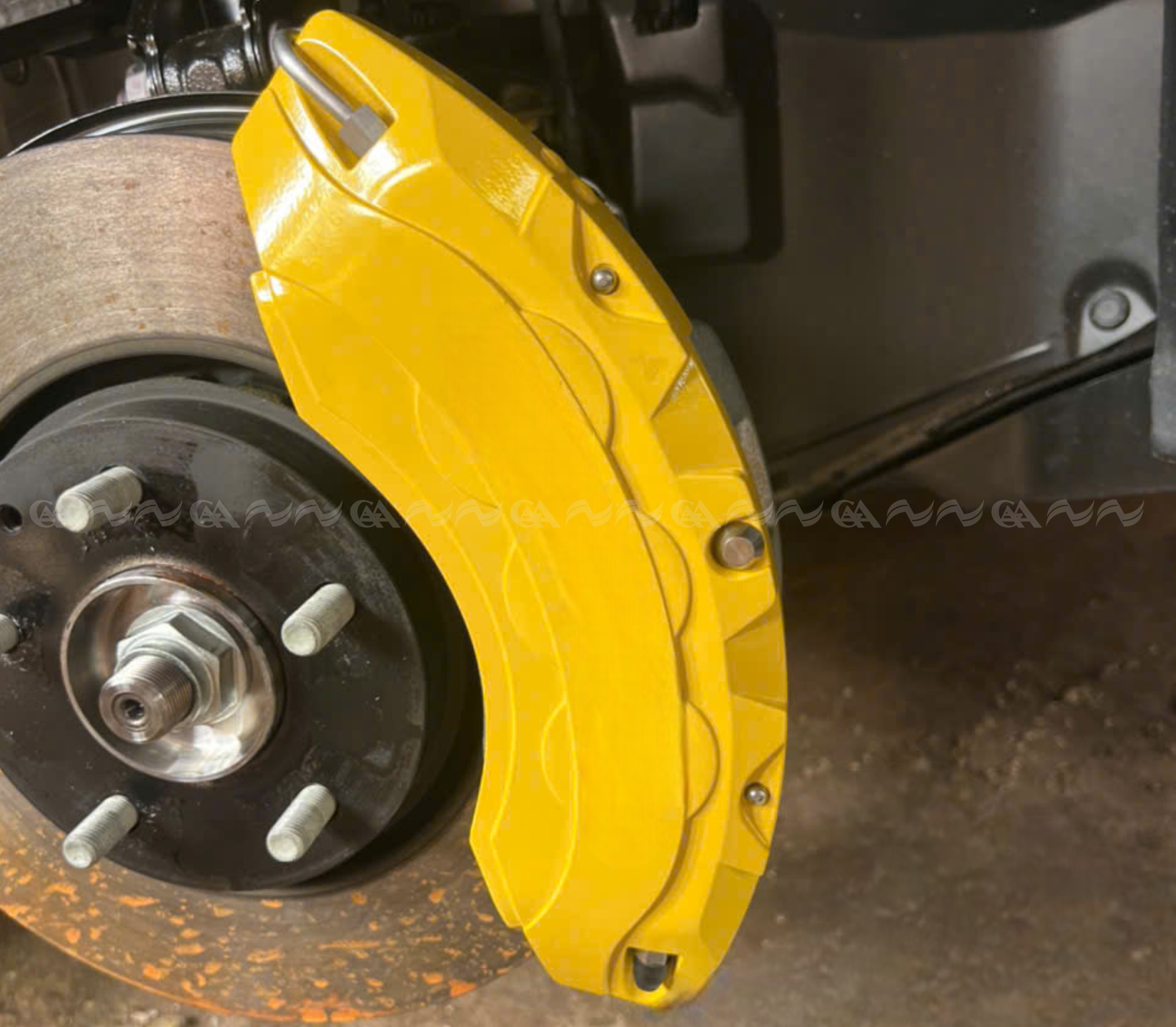 Ốp má phanh HQ Racing CX5 2018 vàng (Cx8) - ảnh 2