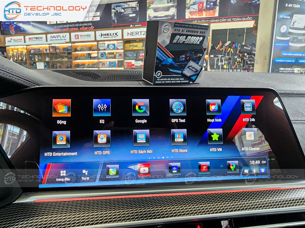 Android box HTD D10-BM02 cho BMW X6 2024 - ảnh 7