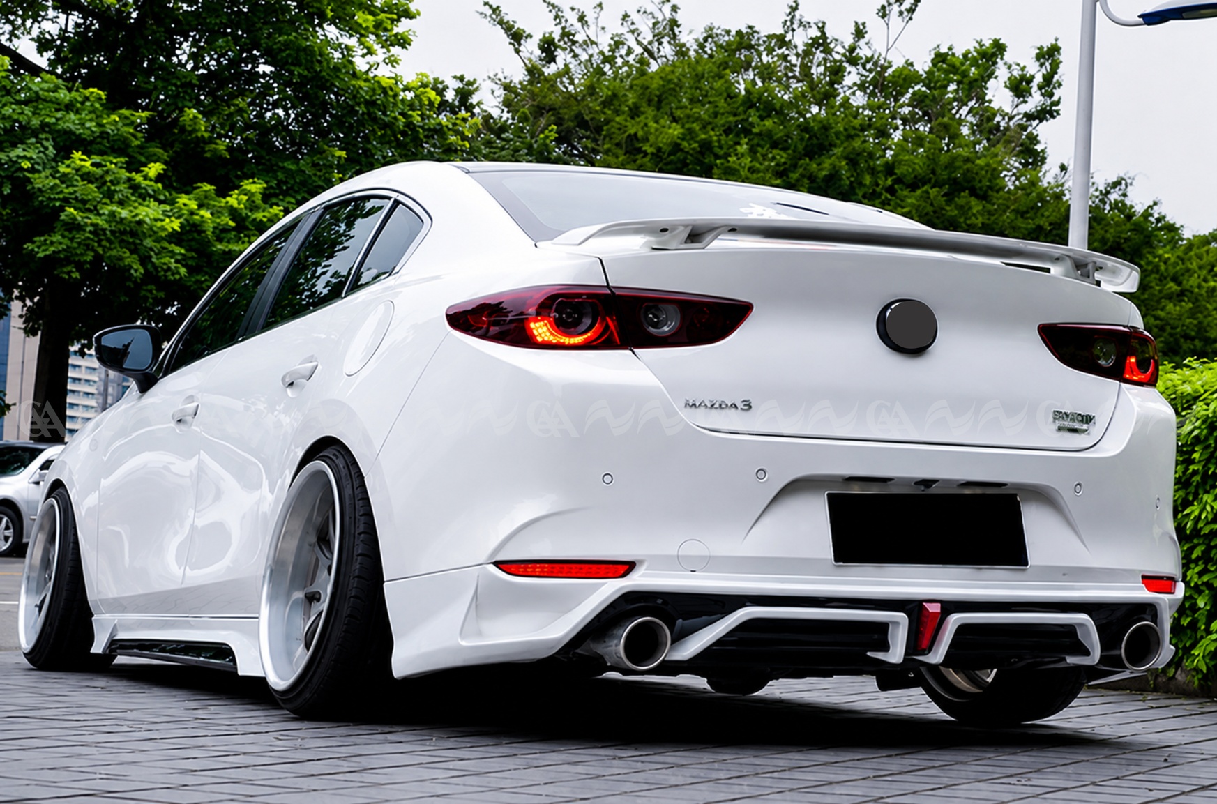 Body kit YOFER cho Mazda 3 2020 - Ốp sườn xe