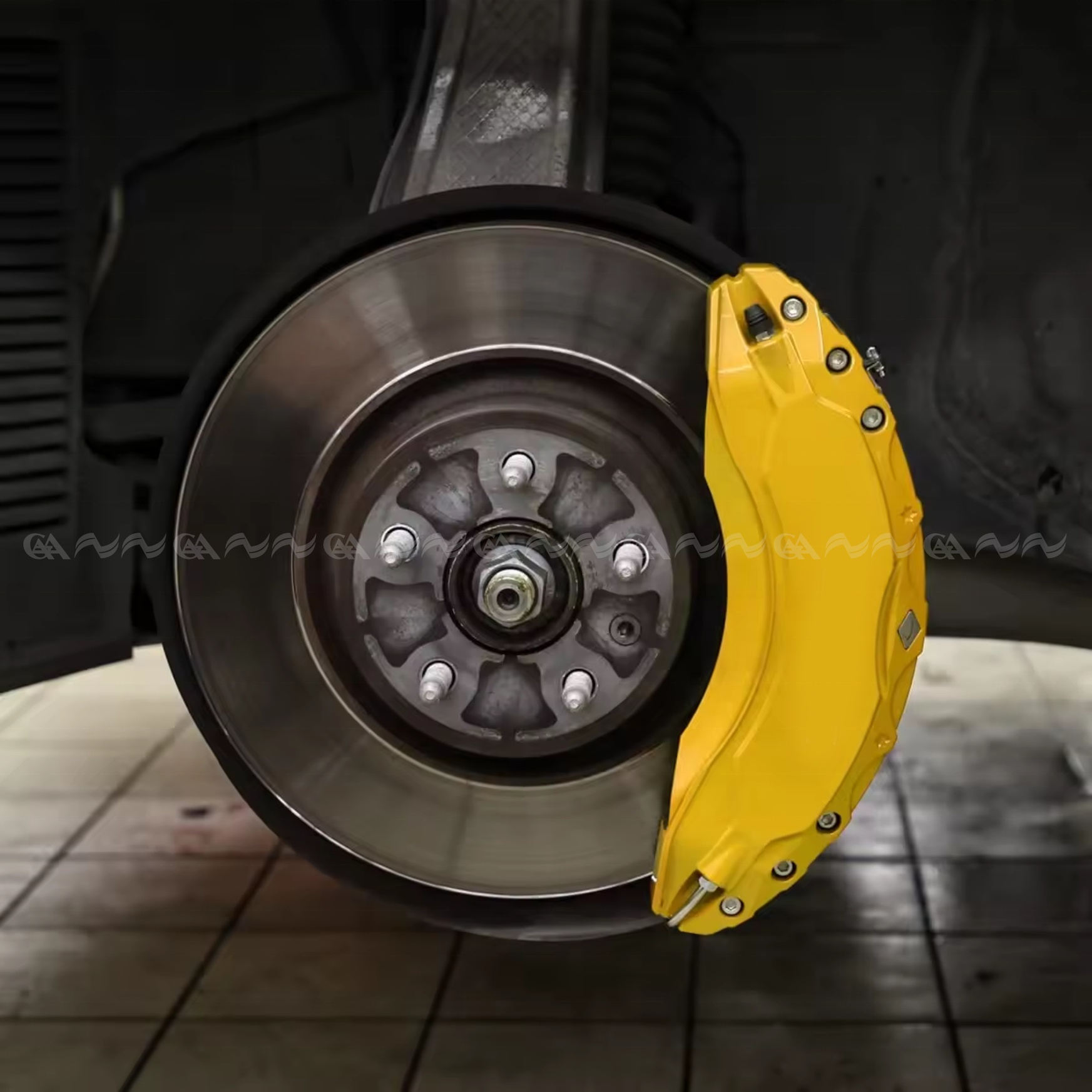  Ốp má phanh HQ Racing VF3 vàng - ảnh 2