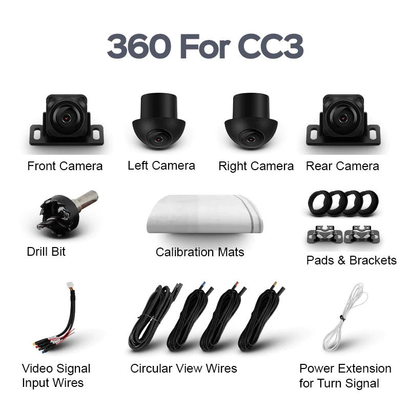 Camera 360 Teyes 4 mắt dẹt (2D)