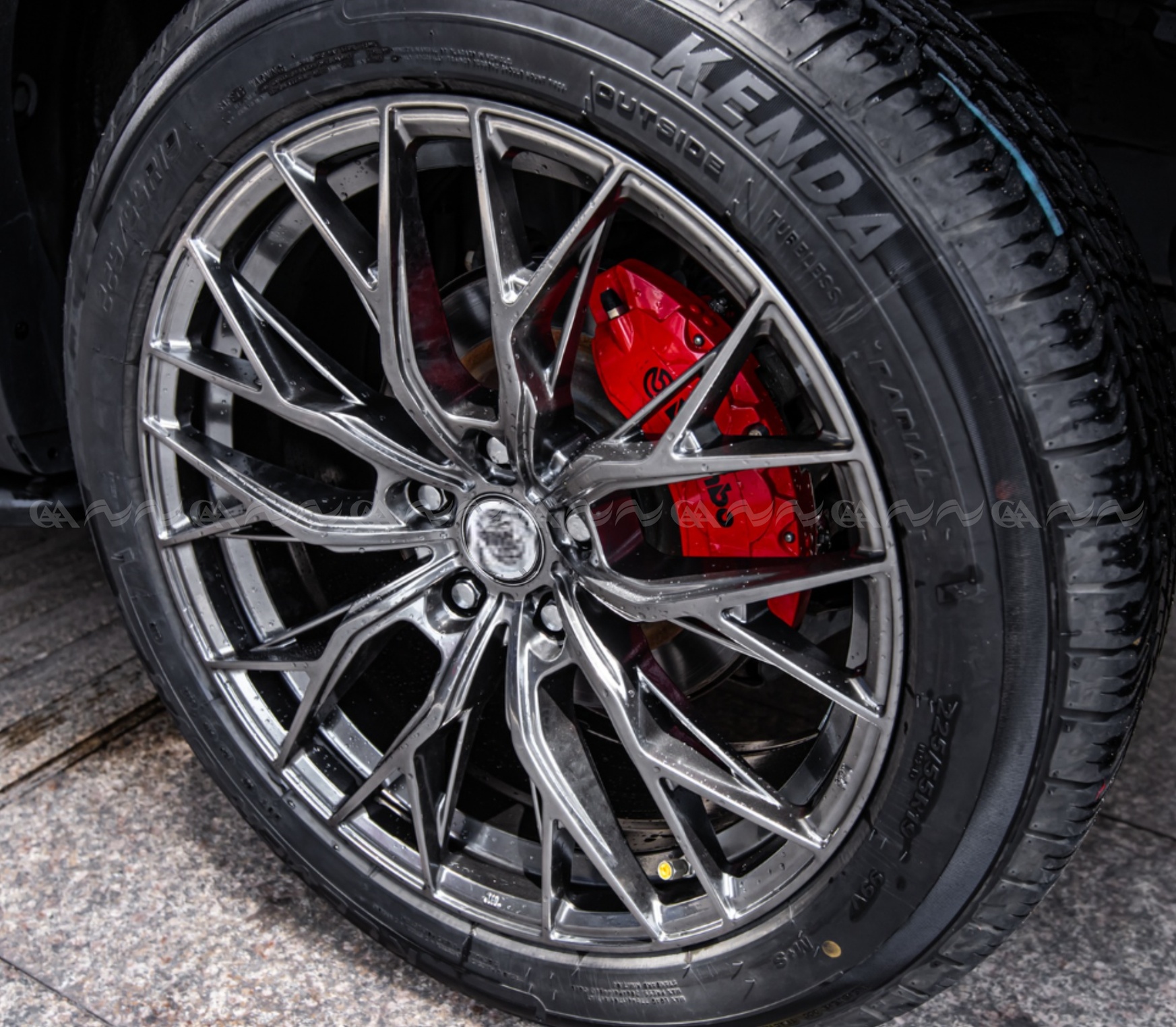  Ốp má phanh HQ Racing Elantra 2023 đỏ - ảnh 3