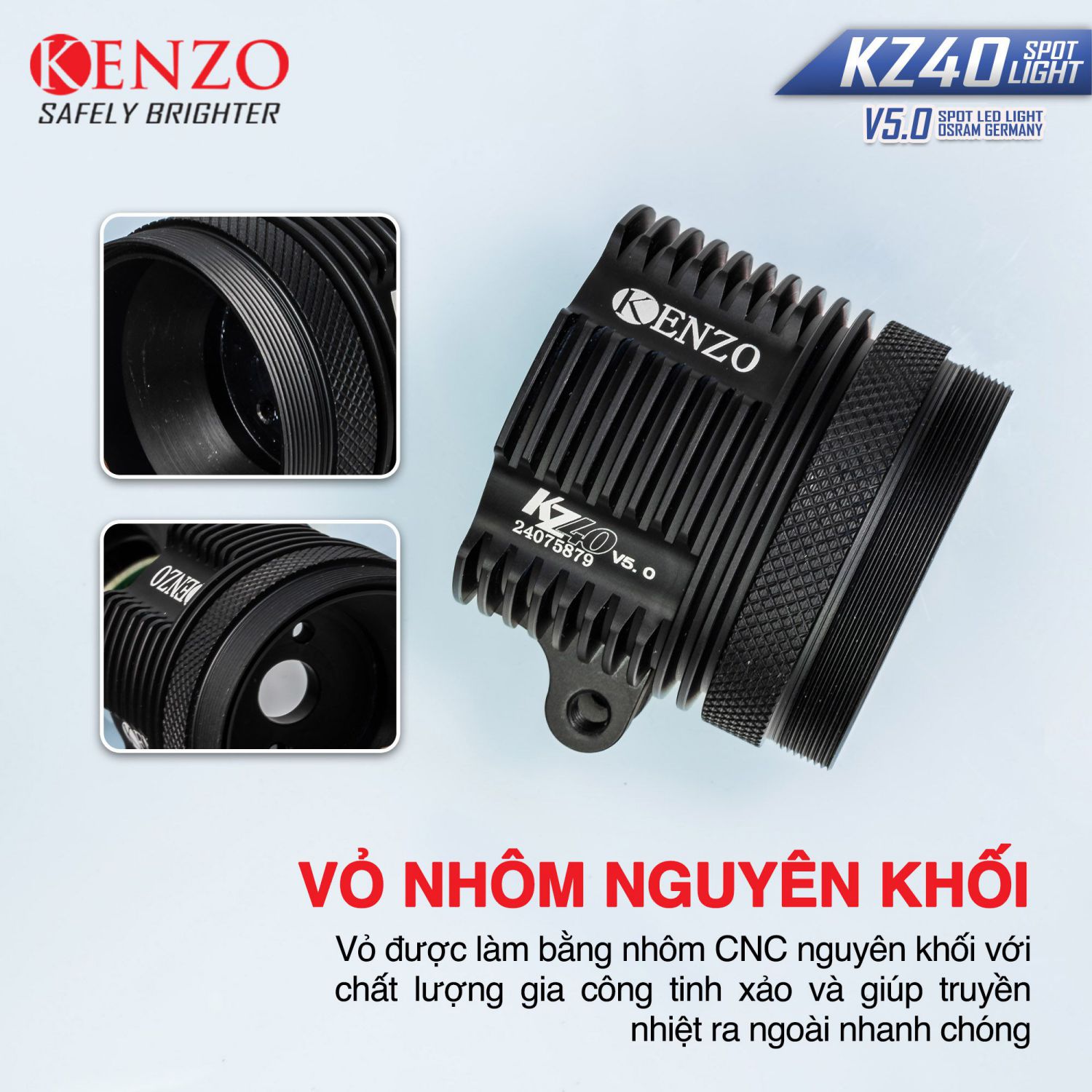 Đèn trợ sáng Kenzo KZ40 V5.0 - ảnh 6