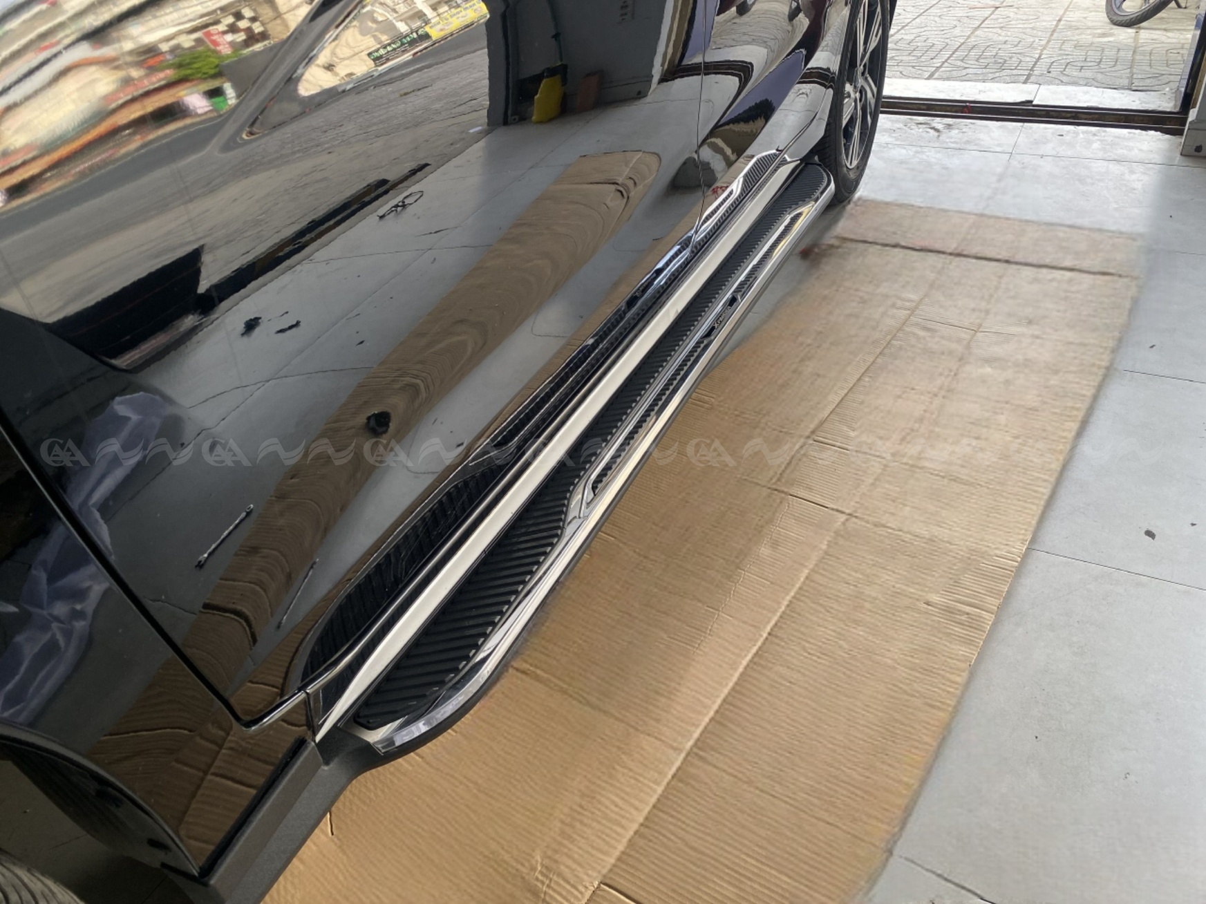  Bậc lên xuống cơ Xpander 2019+ cao cấp mặt nhôm - ảnh 4