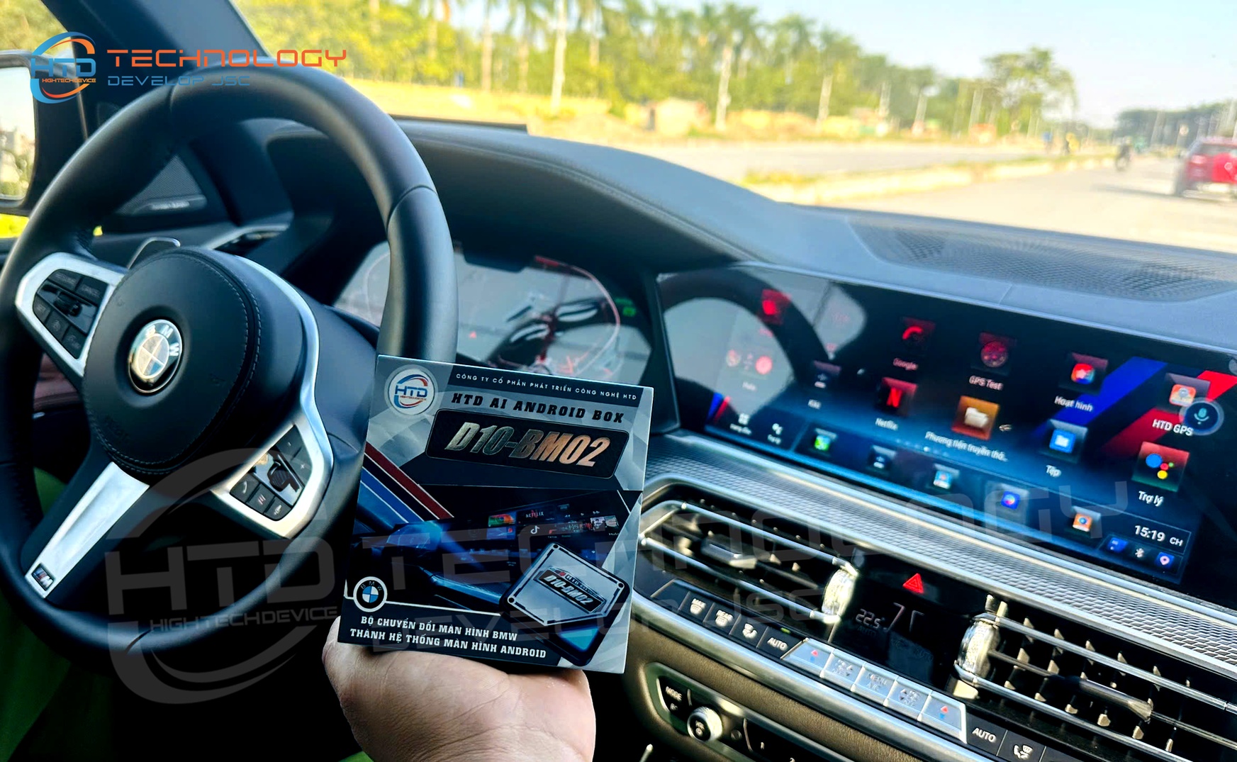 Android box HTD D10-BM02 cho BMW X5 2023 - ảnh 7