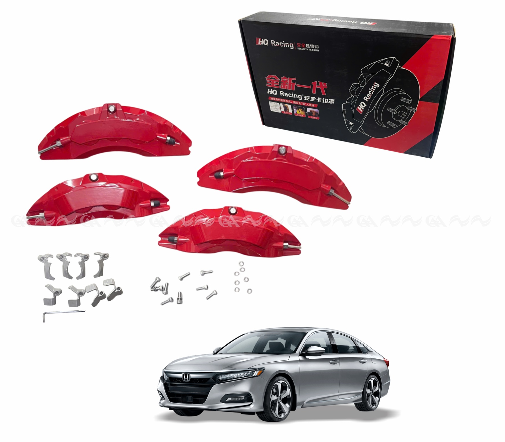  Ốp má phanh HQ Racing Accord 2023 đỏ