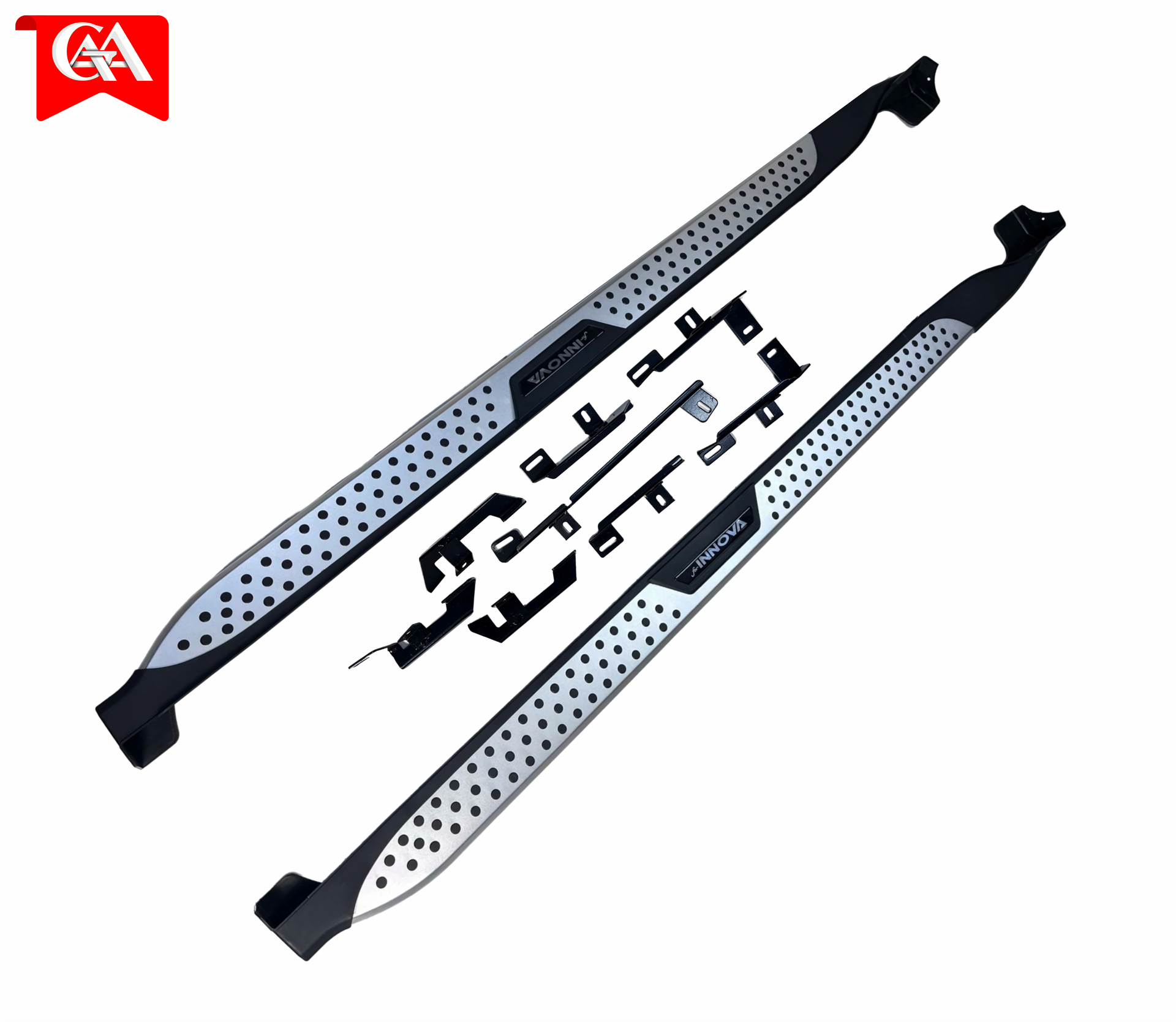 Bậc lên xuống cơ Innova 2023 chấm bi chữ