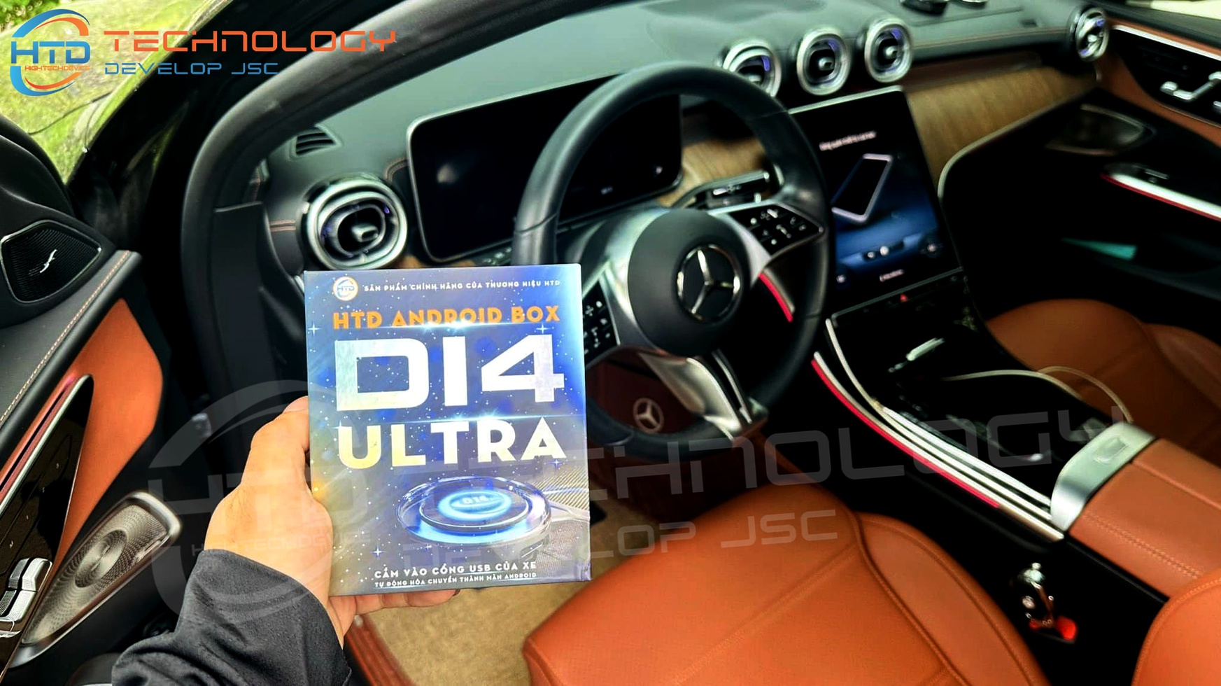 Android box HTD D14 Ultra cho Mercedes C200 2023 - ảnh 7