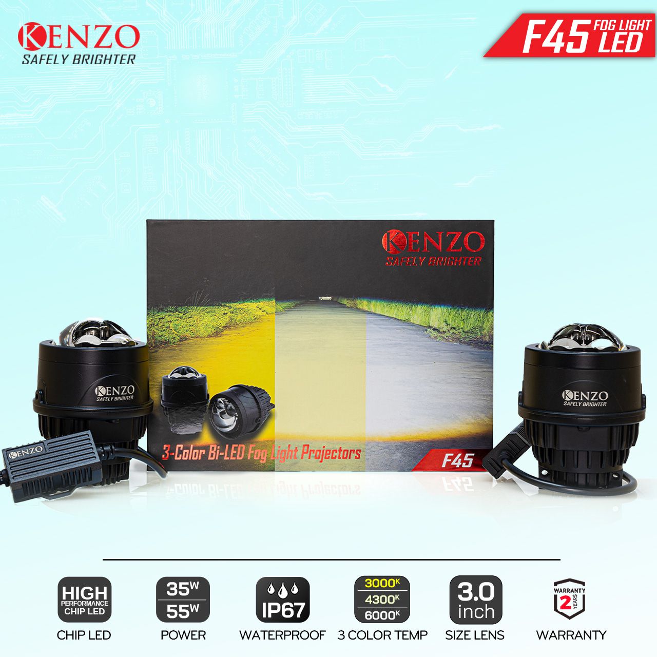 Bi led gầm Kenzo F45 3.0  - ảnh 1