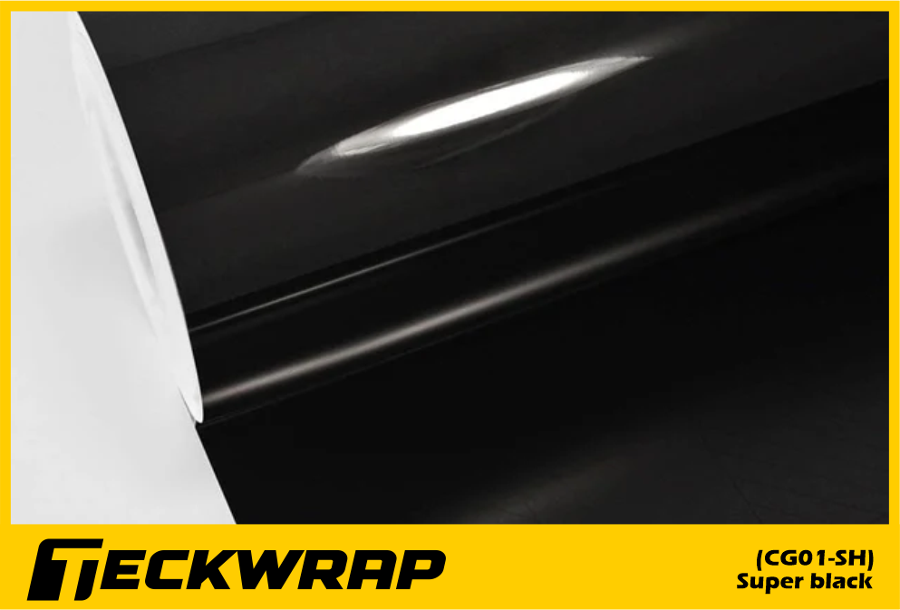 Decal Teckwrap Super black CG01-SH 