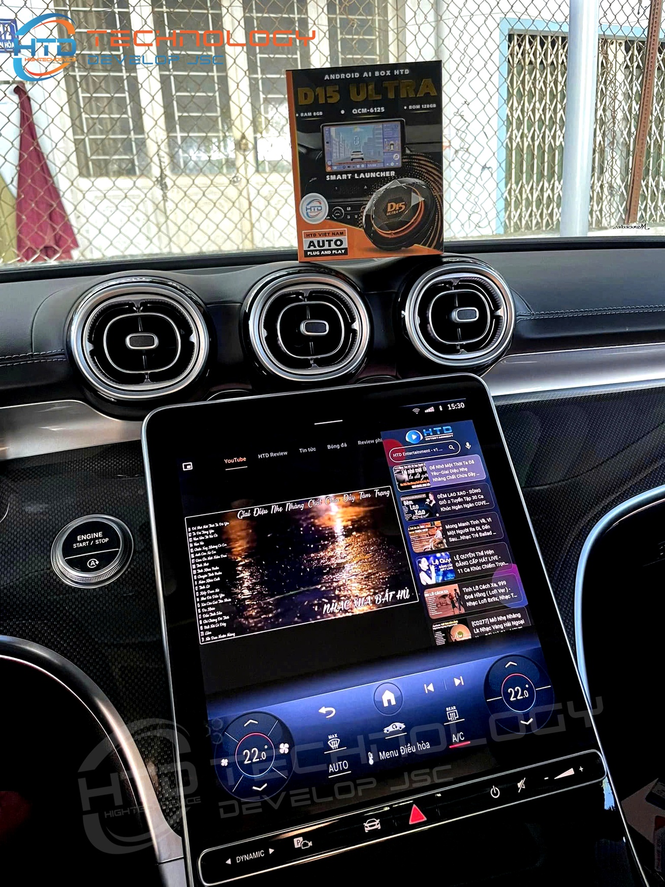 Android box HTD D15 Ultra cho Mercedes C300 - ảnh 5