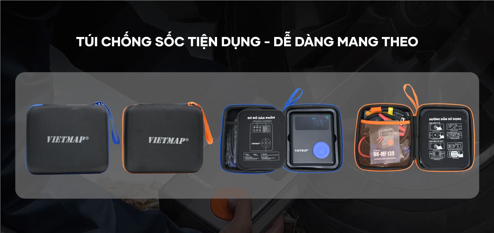 Bộ phụ kiện k&iacute;ch b&igrave;nh Vietmap DK-MF139