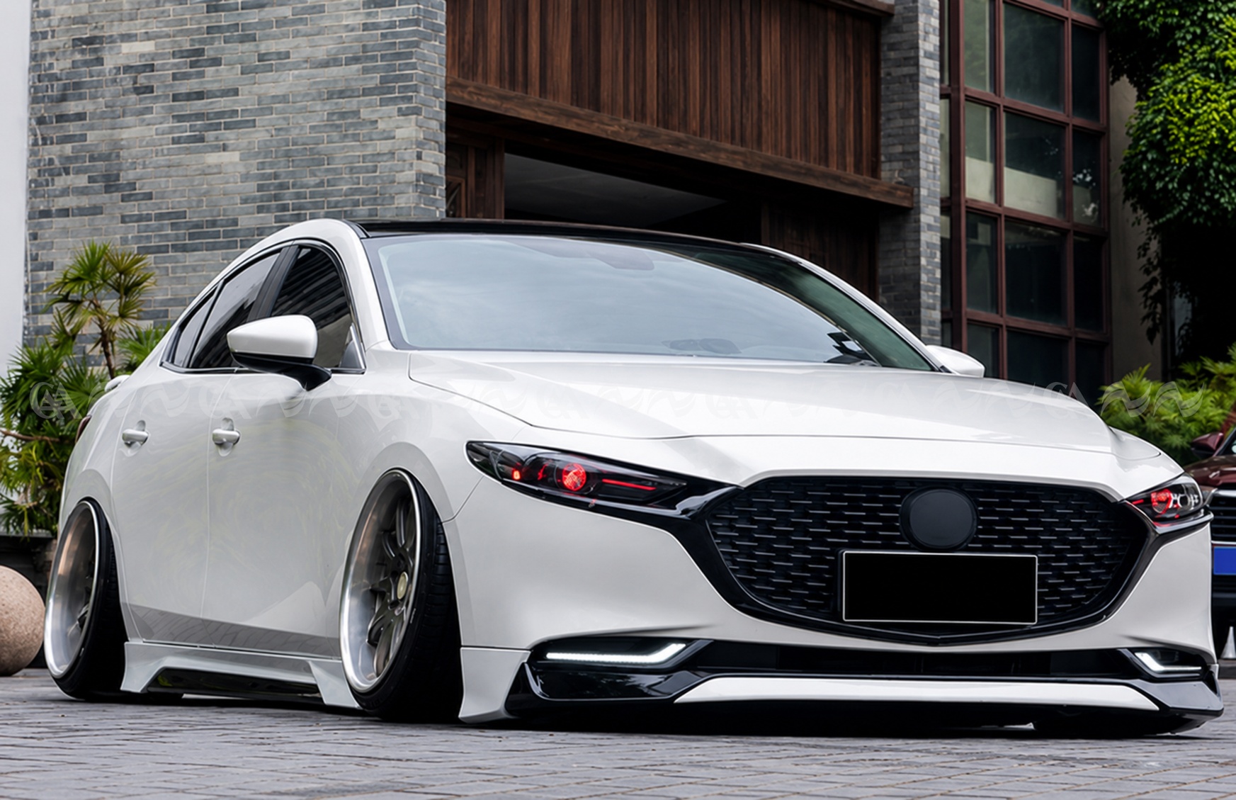 Body kit YOFER cho Mazda 3 2020 - Cận cảnh phần đầu xe