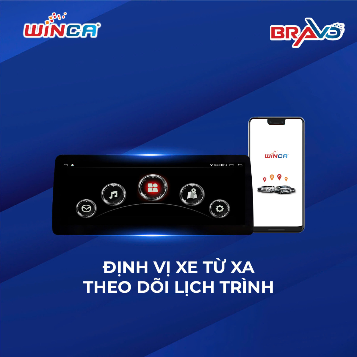 Màn hình android Winca Mazda S300+ Pro 10.25 inch - ảnh 5