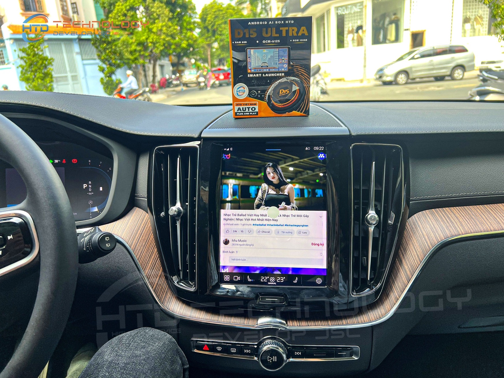 Android box HTD D15 Ultra cho Volvo XC60 2023 - ảnh 6