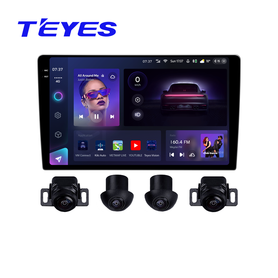 Màn hình android Teyes CC3 2K 360 9inch 4/64 - ảnh 2