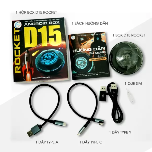 HTD  Smart  Android box D15 Rocket cho ô tô - ảnh 2
