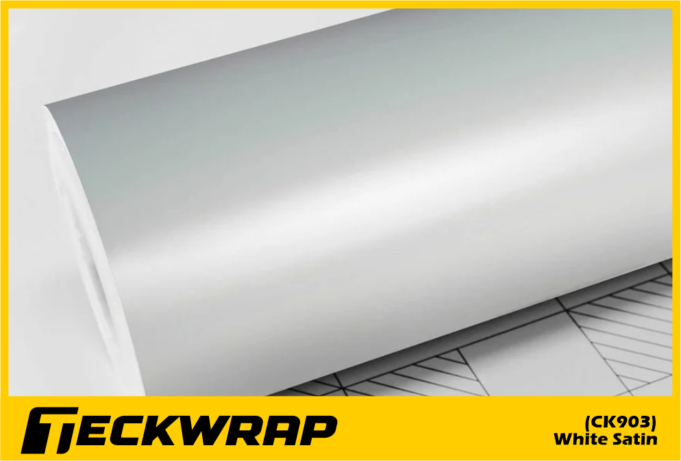 Decal Teckwrap White Satin CK903 